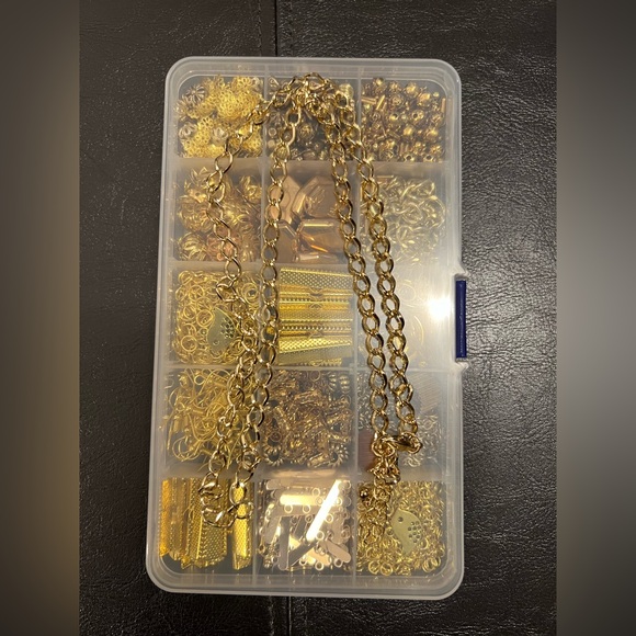 Craft Beads, GOLD DO-DADs & WHAT-NOTs, Jewelry Supplies, loose bulk beads - Picture 7 of 7